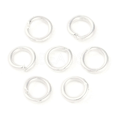 Brass Open Jump Rings KK-N254-45A-S-1