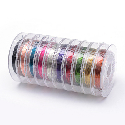 Round Copper Jewelry Wire CWIR-R005-0.3mm-M-1