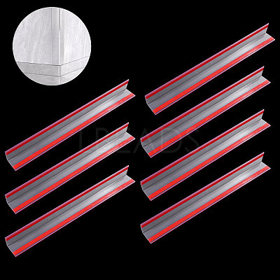 Self-Adhesive PVC Corner Protector Strips DIY-WH0899-990-1