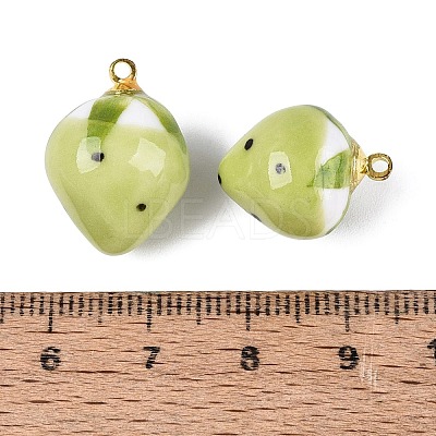 Handmade Porcelain Pendants PORC-N013-13B-03-1