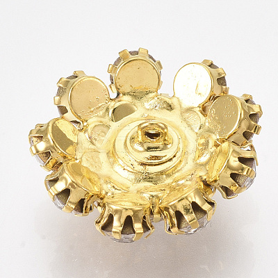 Golden Plated Brass Shank Buttons RB-S066-09G-08-1