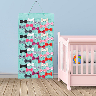 Soft Felt Large Capacity Hair Clips Storage Hangers AJEW-WH0332-92A-1