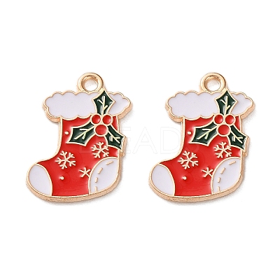 Alloy Enamel Pendants X-ENAM-I061-01KCG-18-1