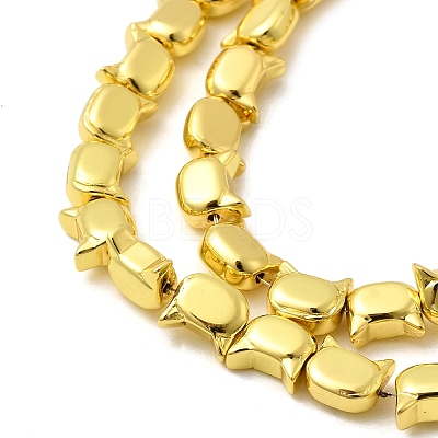 Electroplate Glass Beads Strands EGLA-F166-11-1