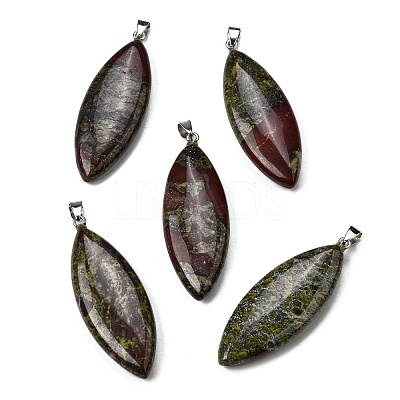 Natural Dragon Blood Big Pendants G-F820-06F-1