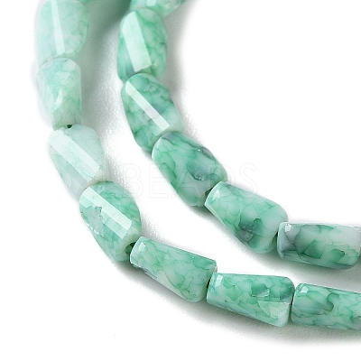 Ombre Effect Dyed Glass Beads Strands GLAA-I059-01G-1