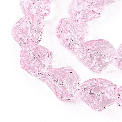Electroplate Glass Beads Strands EGLA-N012-08I-1