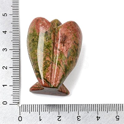 Natural Unakite Angel Figurine DJEW-N006-01A-36-1