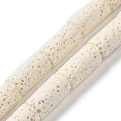 Natural Lava Rock Beads Strands X-G-L586-E02-07-1