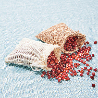 Burlap Packing Pouches Drawstring Bags ABAG-BC0001-08-9x7-1