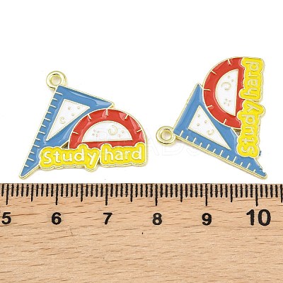 Alloy Enamel Pendants ENAM-L055-01L-02-1
