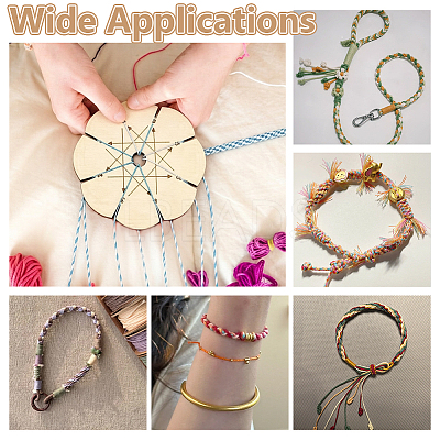 Wood Braiding Disk DIY-WH0622-731A-1