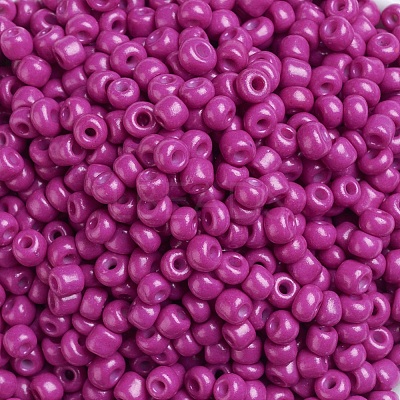 Baking Paint Glass Seed Beads SEED-US0003-4mm-K21-1