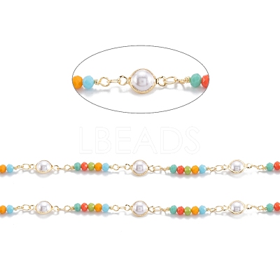 3.28 Feet Handmade Brass Beaded Chains X-CHC-M021-16LG-1