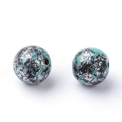 Antique Style Acrylic Beads OACR-S013-2012B-1
