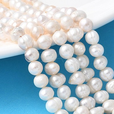 Natural Cultured Pearl Beads Strands PEAR-I007-07R-02A-1