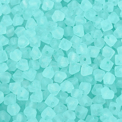 FGB Frosted Transparent Glass Seed Beads SEED-N013-03A-10-1