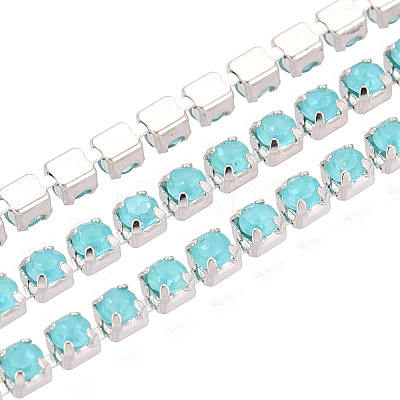 Iron Rhinestone Cup Chains CH-T006-01A-11-1