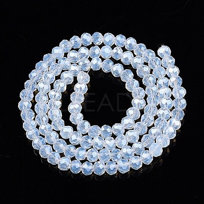 Electroplate Glass Beads Strands EGLA-A044-J4mm-A06-1