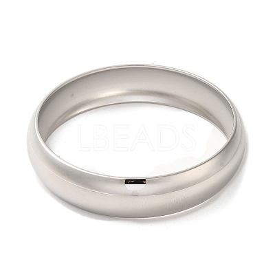Non-Tarnish 304 Stainless Steel Plain Bangles BJEW-Q773-03B-P-1