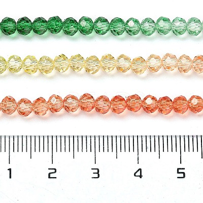 Transparent Painted Glass Beads Strands LS-DGLA-A034-T3mm-A04-1