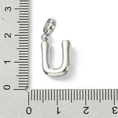 Rack Plating Brass with ABS Plastic Pearl European Dangle Charms KK-G501-02U-P-1