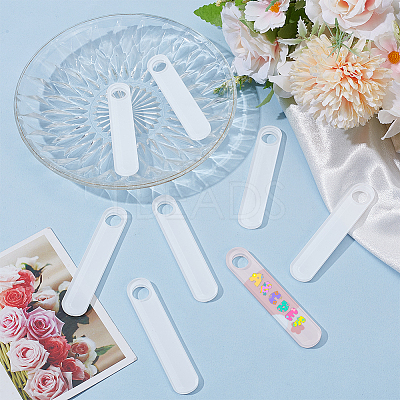 8Pcs Acrylic Heat Transfer Big Pendants FIND-SP0003-10B-1