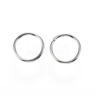 Tarnish Resistant 304 Stainless Steel Open Jump Rings A-STAS-D448-098P-10mm-1