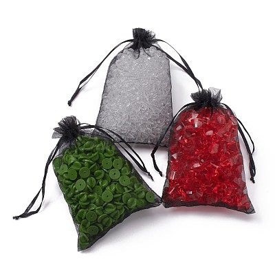 Organza Gift Bags with Drawstring OP-R016-10x15cm-18-1
