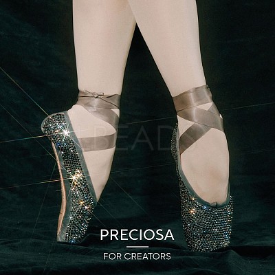 Preciosa&reg Crystal Hotfix Flatback Stones Y-PRC-HSS8-31110-1