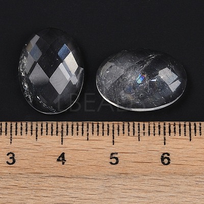 Natural Quartz Crystal Cabochons G-G760-A19-1
