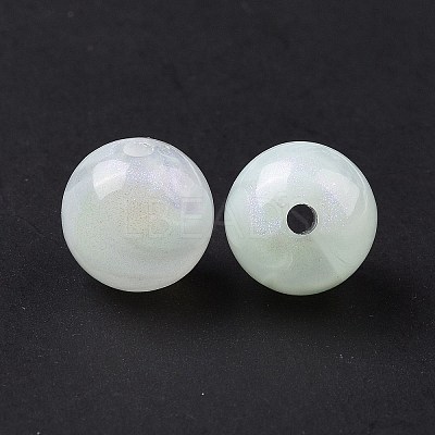 Opaque Acrylic Beads OACR-E014-19B-03-1