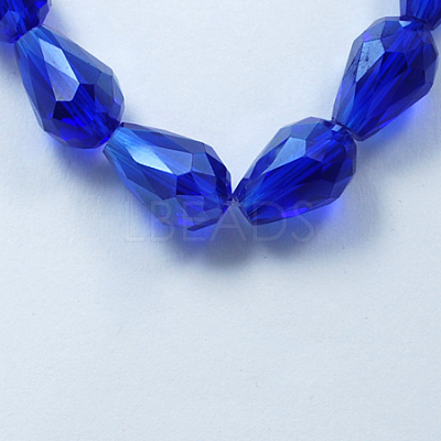 Electroplate Glass Beads Strands X-EGLA-R008-15x10mm-8-1