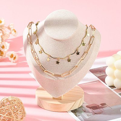 Necklace Bust Display Stand NDIS-E022-01C-1