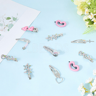 11pcs Iron Snap Hair Clips PHAR-CP0001-26-1