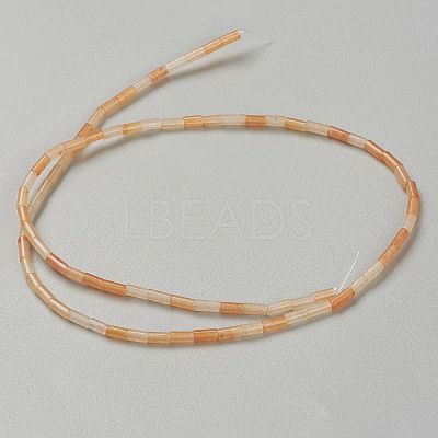 Natural Red Aventurine Beads Strands G-B004-A24-1