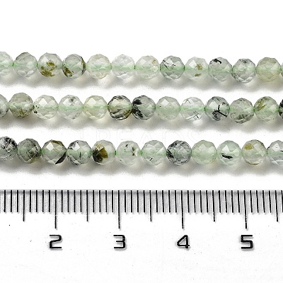 Natural Prehnite Beads Strands G-G140-A19-03-1