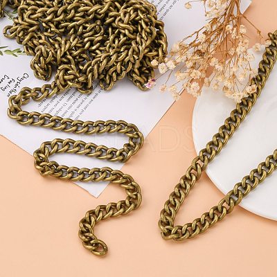 Iron Cuban Link Chains CH-R013-14x10x3-AB-1