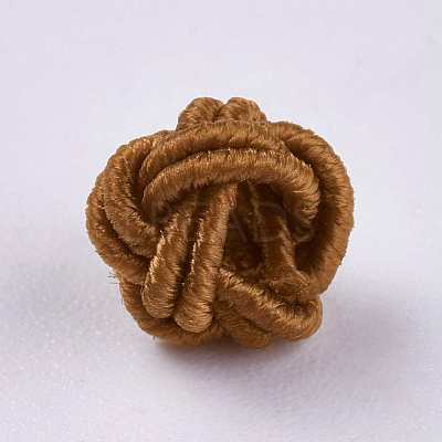 Polyester Weave Beads WOVE-K001-A15-1