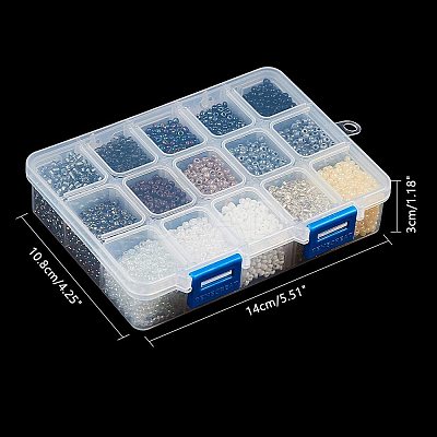 8/0 Glass Seed Beads SEED-NB0001-12A-3mm-1