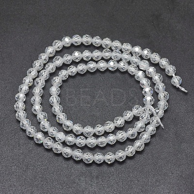 Cubic Zirconia Beads Strands G-G792-47-01C-1