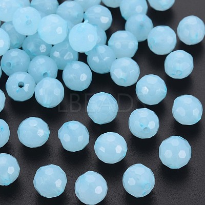 Imitation Jelly Acrylic Beads MACR-S373-97A-E08-1