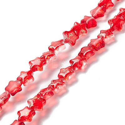 Transparent Glass Beads Strand GLAA-F112-04H-1