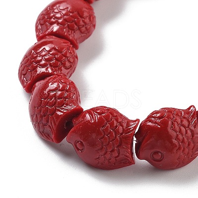 Synthetic Coral Carved Beads Strands CORA-C003-13B-02-1
