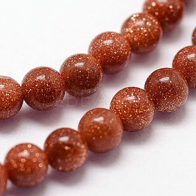 Goldstone Beads Strands X-G-N0200-01A-3mm-1