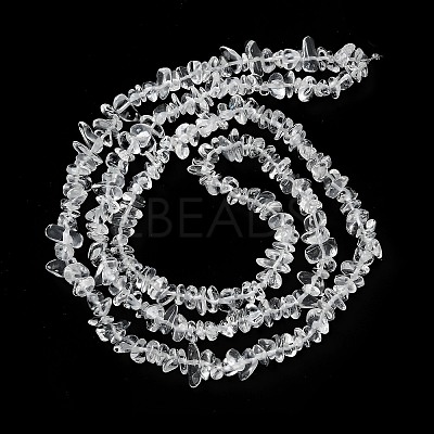 Spray Painted Transparent Glass Beads Strands GLAA-P060-01A-14-1