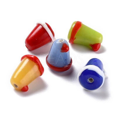 Handmade Lampwork Beads LAMP-F020-18-1