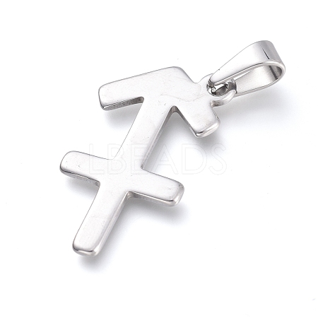 Non-Tarnish 304 Stainless Steel Pendants STAS-L210-06J-P-1