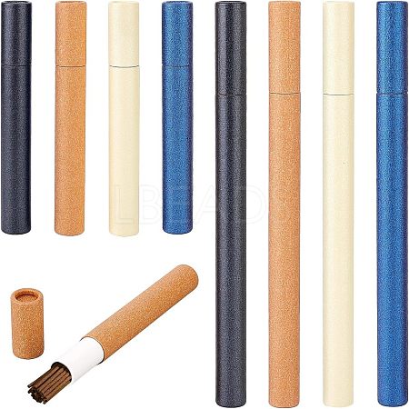 8Pcs 8 Style Kraft Paper Incense Stick Holder AJEW-CA0002-56-1