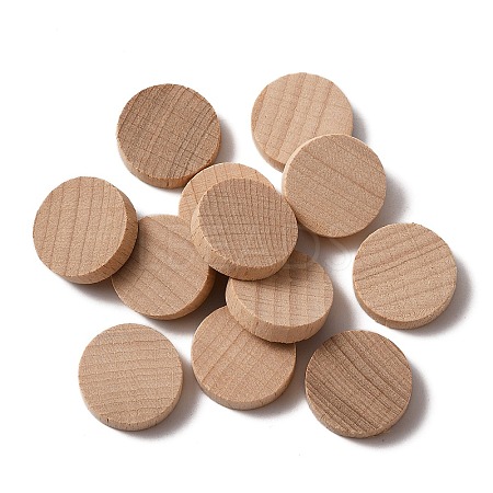 Unfinished Wooden Discs WOOD-WH0030-11-1